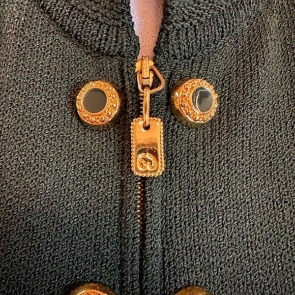 St. John Collection Evening Size 4 Green Jacket - Picture 3 of 8